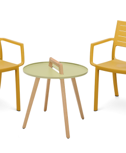 סט מטליין בלקוני - צהוב-חרדל