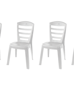 סט 4 כיסאות שירי - לבן