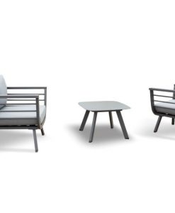 סט ישיבה זוגי דגם מדונה שחור