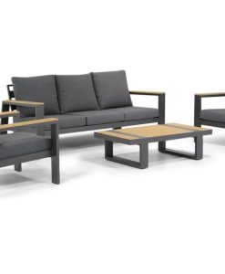 סט ישיבה תלת דגם מישלן אפור