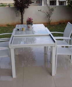 פינת ישיבה לגינה - סט ישיבה דגם בנפיקה