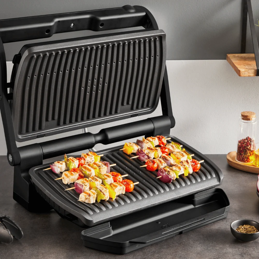 טוסטר גריל לחיצה 2000 וואט Tefal OptiGrill GC7278G1 – תמונה 4