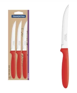 טרמונטינה-שלישית סכיני ירקות אדומה