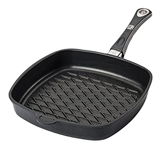 מחבת BBQ מרובעת 28 ס"מ (אינדוקציה) – AMT