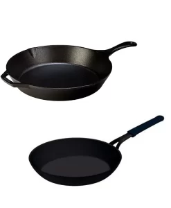 סט מחבתות יצוקות 33 ס"מ ו22 ס"מ