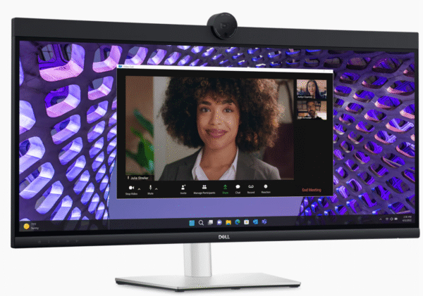 Dell 34 Curved Video Conferencing Curved Monitor – P3424WEB, 86.71cm (34.1″)